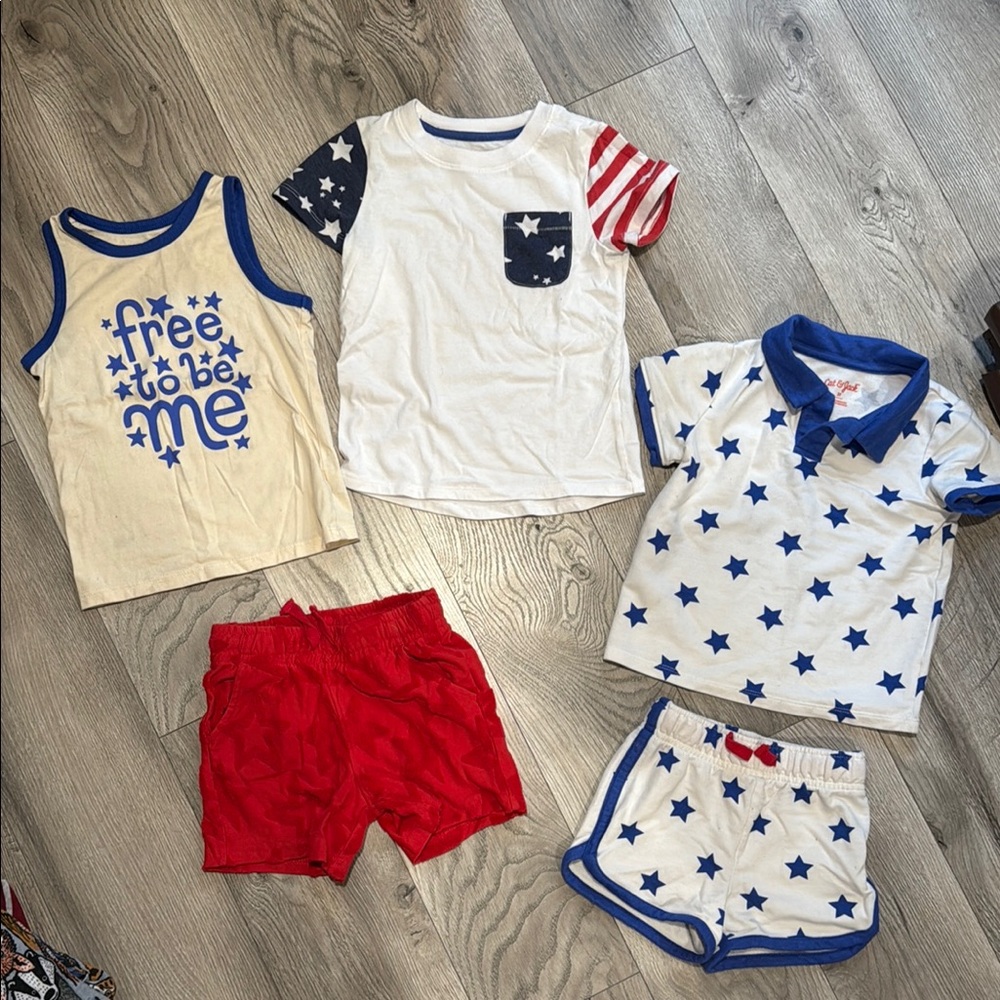 Patriotic Kids Clothing Set